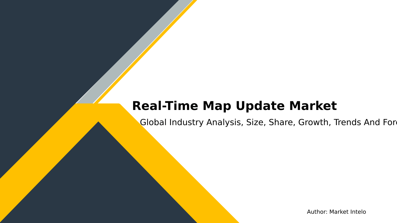 Real Time Map Update Market Research Report 2034 Global Real Time Map Update Report Thumbnail 